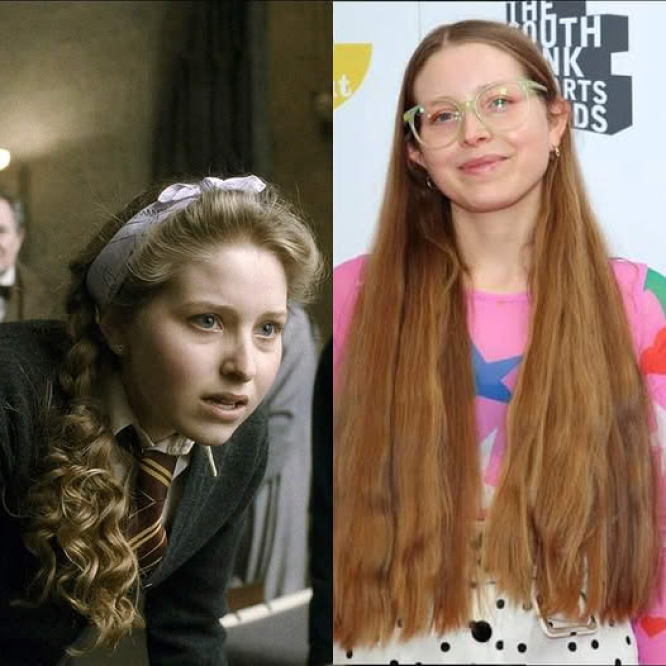 Jessie Cave as Lavender Brown and today